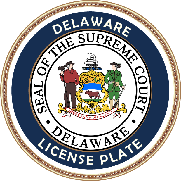 Delaware License Plate Logo